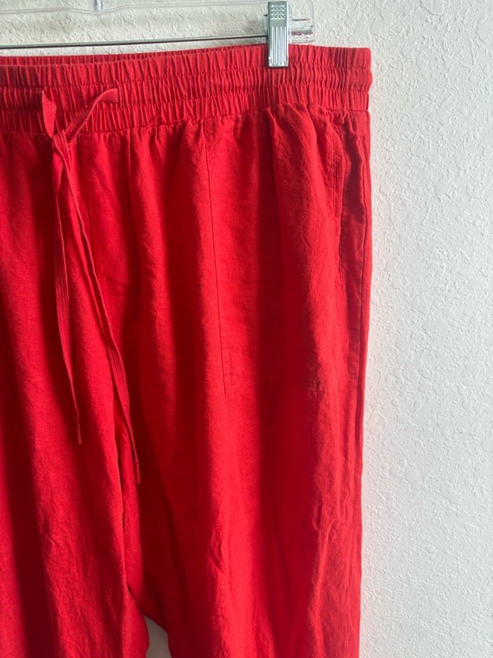 Universal Standard Coral Linen Blend Pants Medium Size 18-20 - Picture 2 of 6